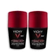 Vichy Deodorant Roll-on Antiperspirant Anti-Smell for Men 96h 2x50ml