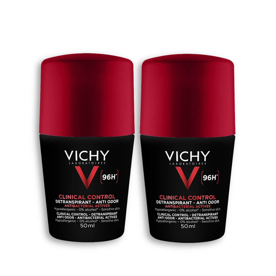 Shop Vichy Deodorant Roll-on Antitranspirant Anti-Geruch für Männer 96h 2x50ml Vichy Deodorant Roll-on Antitranspirant Anti-Geruch für Männer 96h 2x50ml