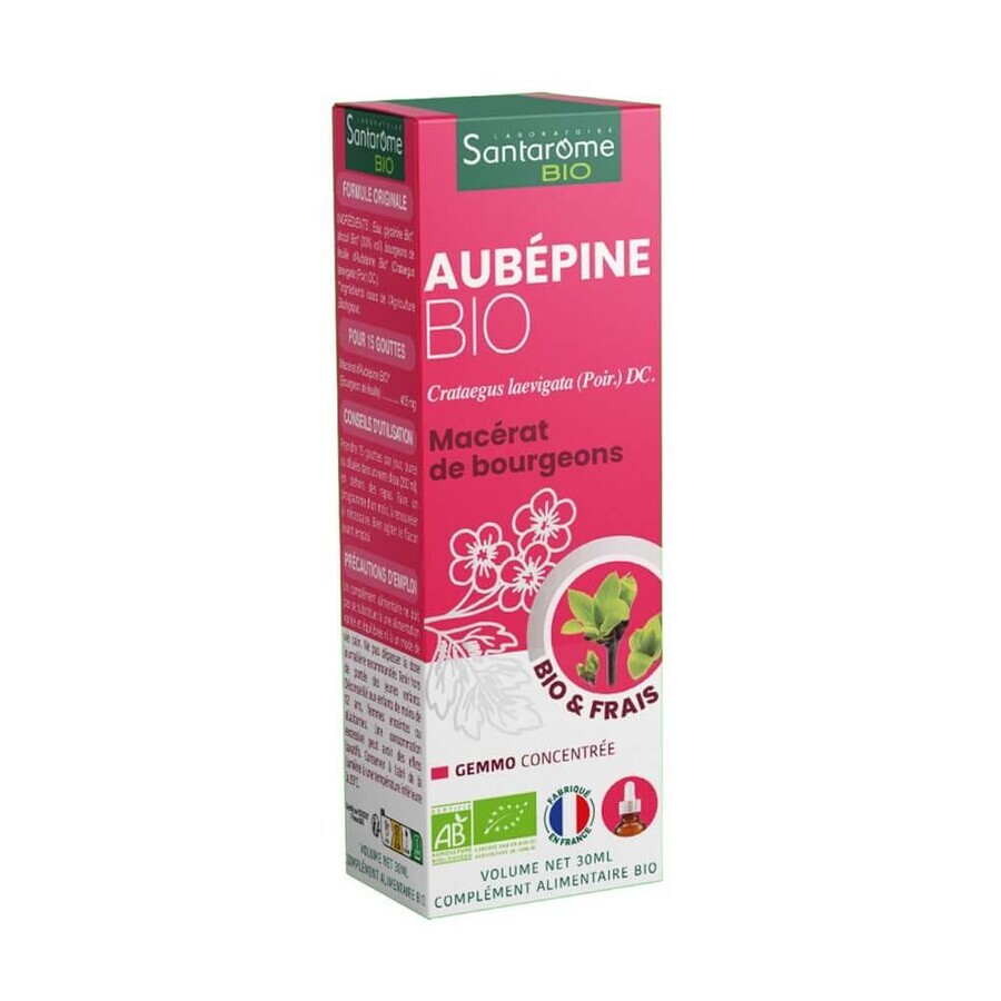 Santarome Sprout Hawthorn Organic Gémmothérapie 30 ml