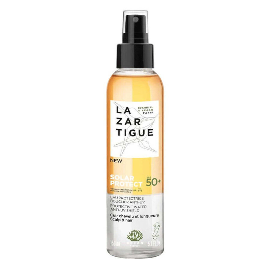 Buy Lazartigue Solar Protect SPF50+ Protective shield against water UV rays 150 ml Lazartigue Solar Protect SPF50+ Protective shield against water UV rays 150 ml