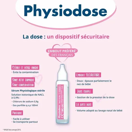 Gilbert Physiological Serum 40x5ml Monodose 40 Unidoses de 5ml