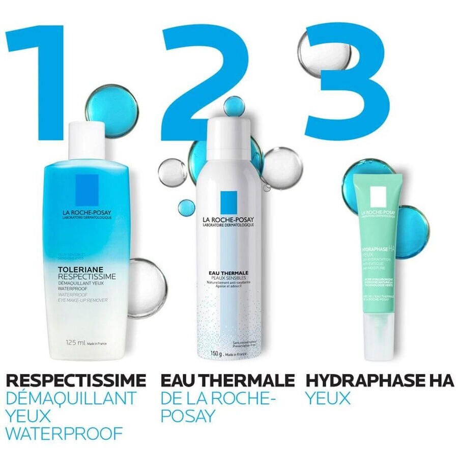 La Roche-Posay Respectissime Wasserfester Augen-Makeup-Entferner 2x125ml La Roche-Posay Respectissime Wasserfester Augen-Makeup-Entferner 2x125ml