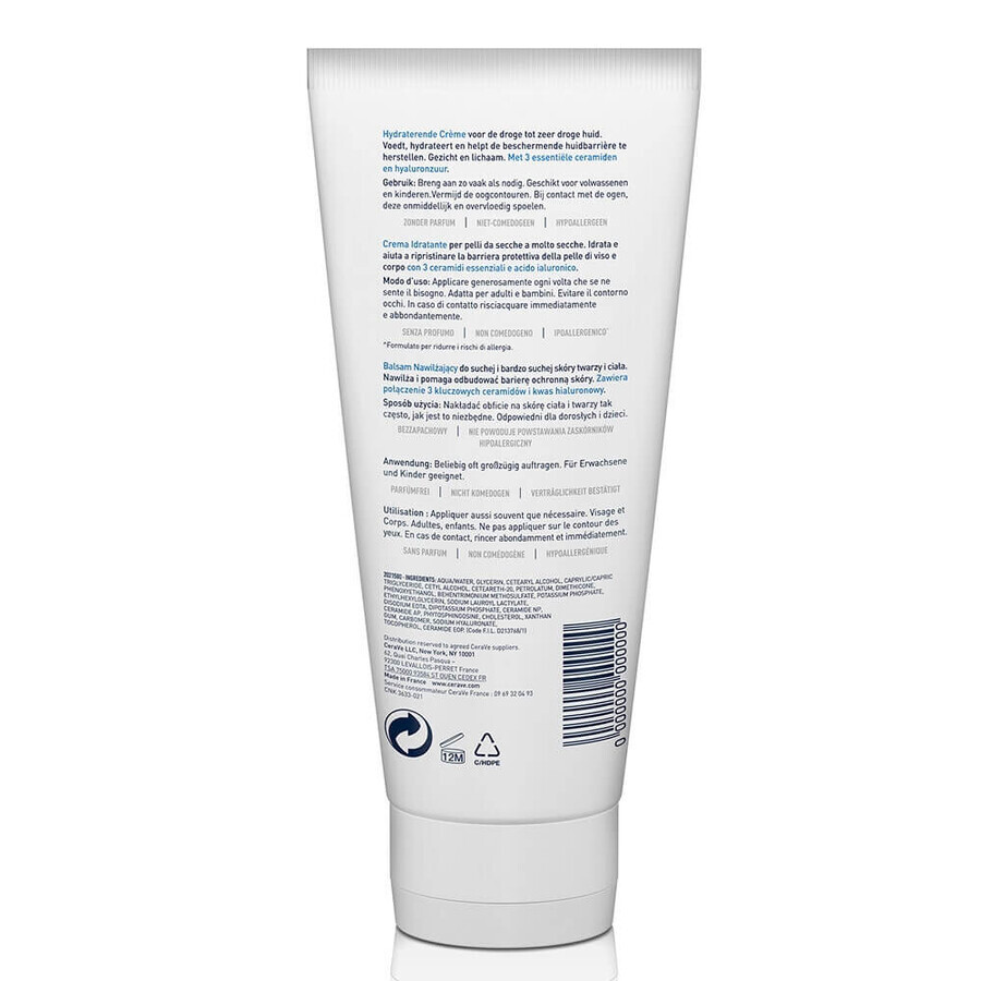 Cerave Body Crema idratante per pelli secche e molto secche 177ml Cerave Body Crema idratante per pelli secche e molto secche 177ml
