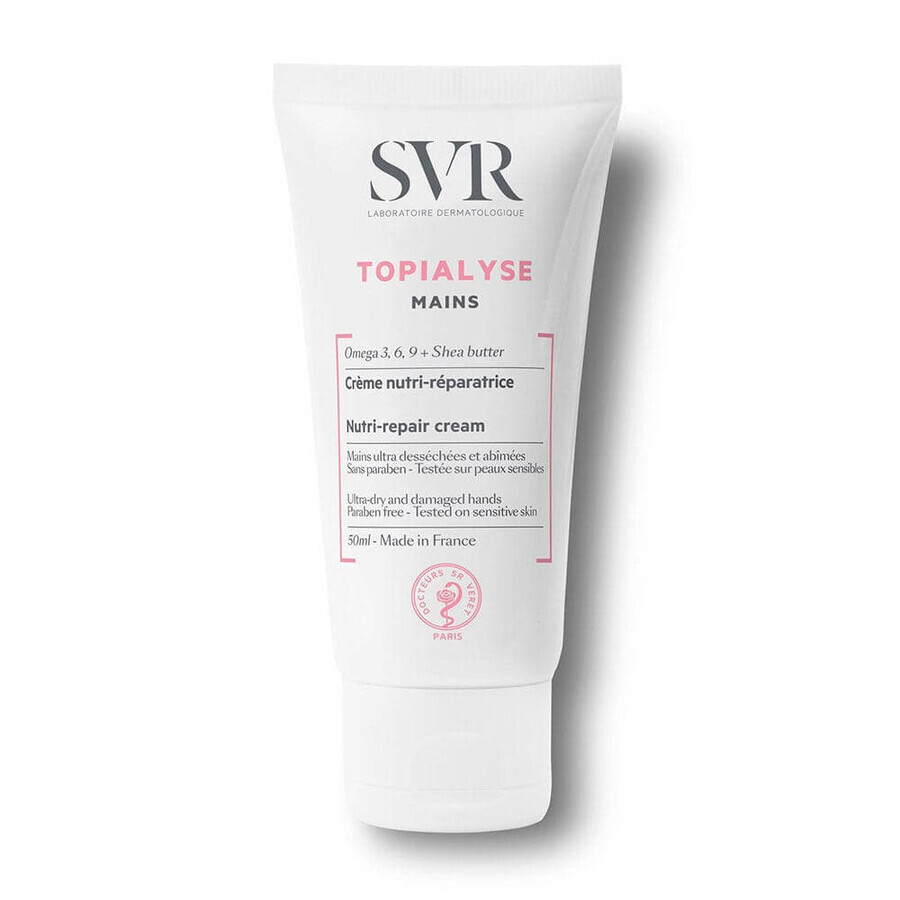 Svr Topialyse Nourishing and repairing hand cream 50ml