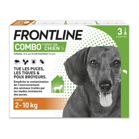 Frontline Combo Spot-on perro S 2-10 kg 4 pipetas de 0,67 ml