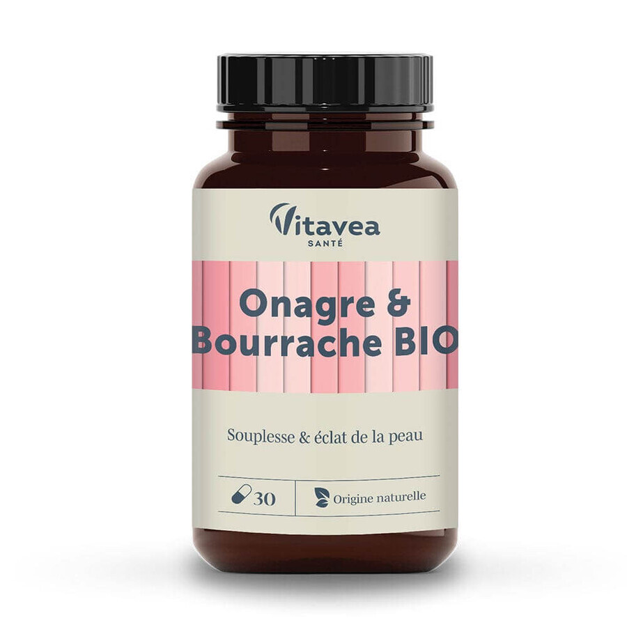 Vitavea Santé Nutri'sentiels Organic Evening Primrose x30 Capsules