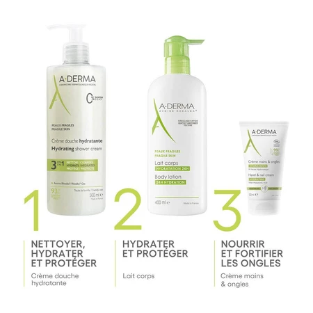 A-Derma Les Indispensables Crème Douche Hydratante 3 en 1 750ml