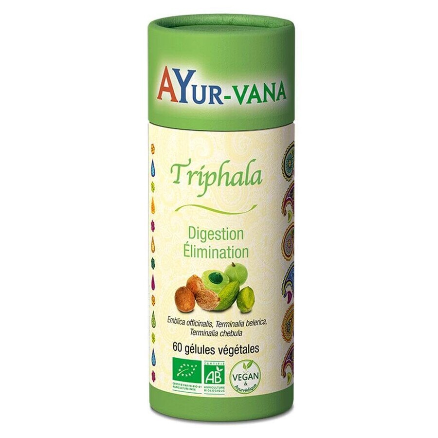 Ayur-Vana Triphala Organic Digestion and Elimination 60 capsules