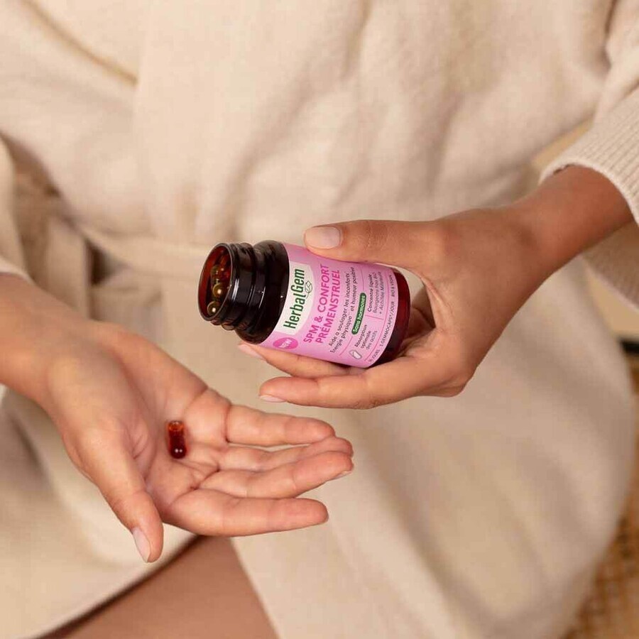 Herbalgem Gemmocaps PMS en premenstrueel welzijn 30 capsules