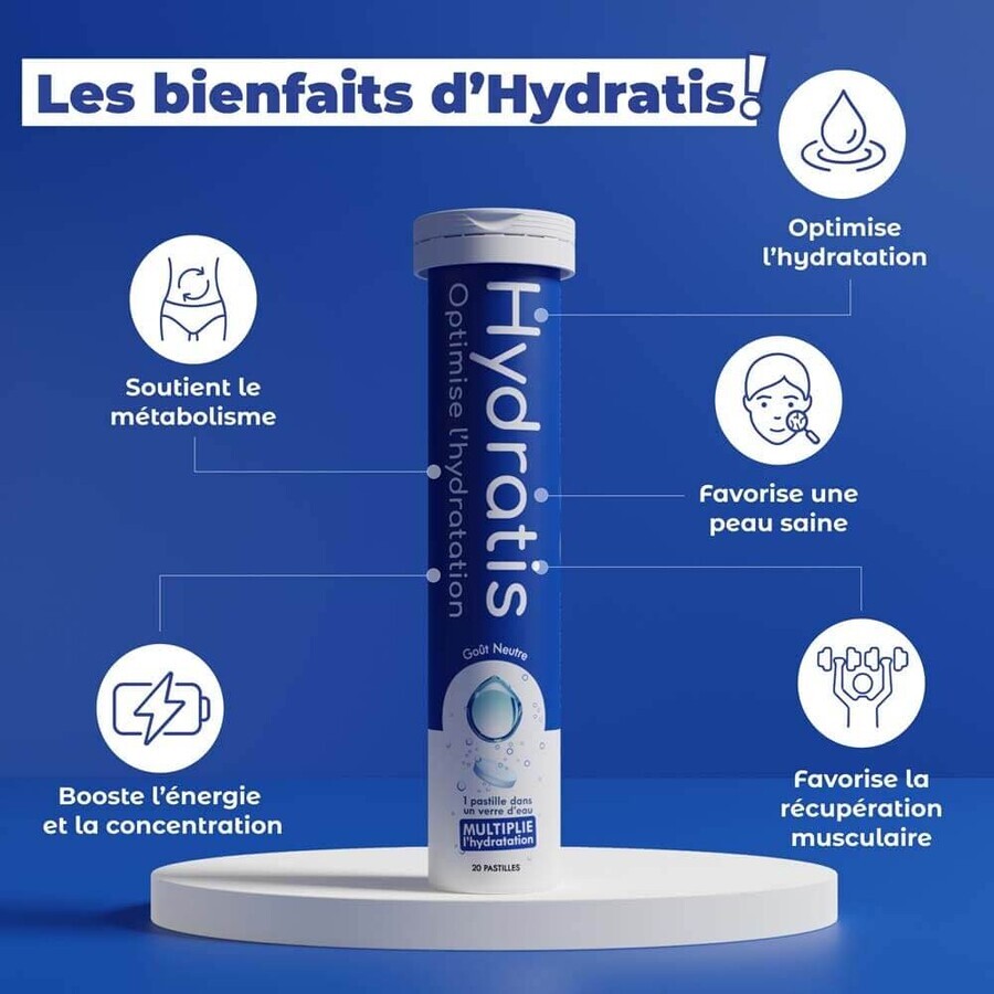 Hydratis Hydratationslösung mit Mineralsalzen 20 Brausetabletten