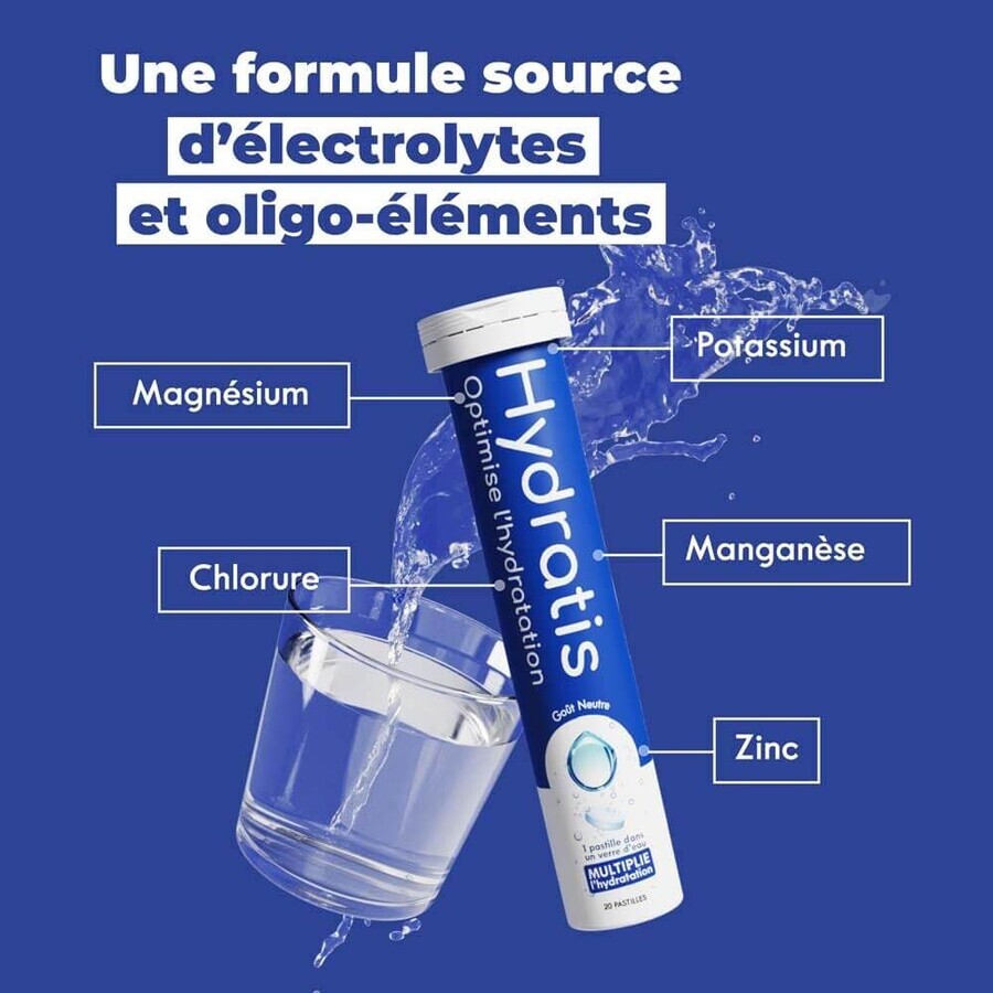Hydratis Hydratationslösung mit Mineralsalzen 20 Brausetabletten