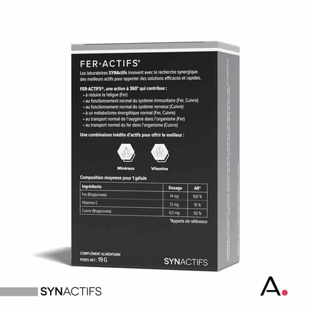 Aragan Synactifs FerActifs 60 Gélules