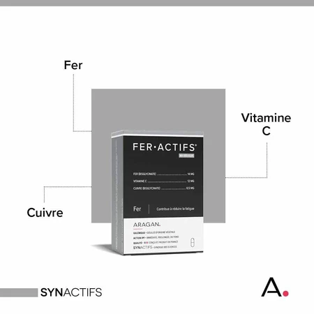 Aragan Synactifs FerActifs 60 Gélules