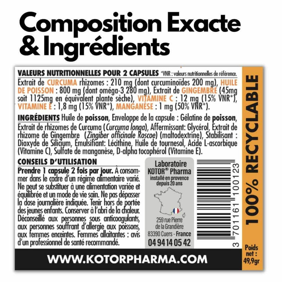 Kotor Pharma Articulations 60 capsules