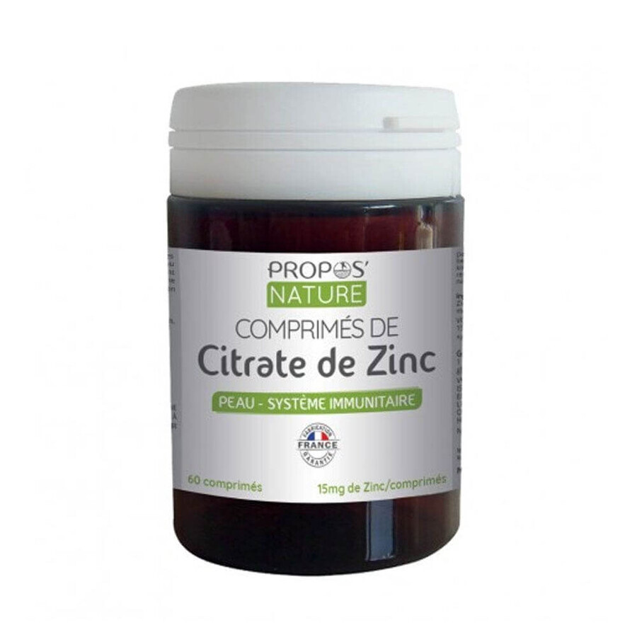 Propos'Nature Zinc citrat 60 comprimate