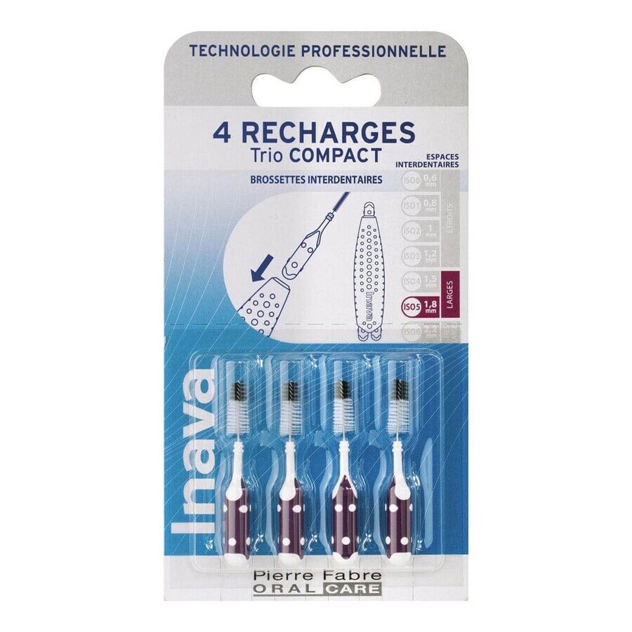 Buy Inava Toothbrush Refills 1.8 mm Violet x3 Inava Toothbrush Refills 1.8 mm Violet x3