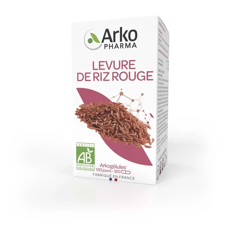 Arkopharma Arkocápsula Levadura Roja de Arroz Bio 120 Cápsulas