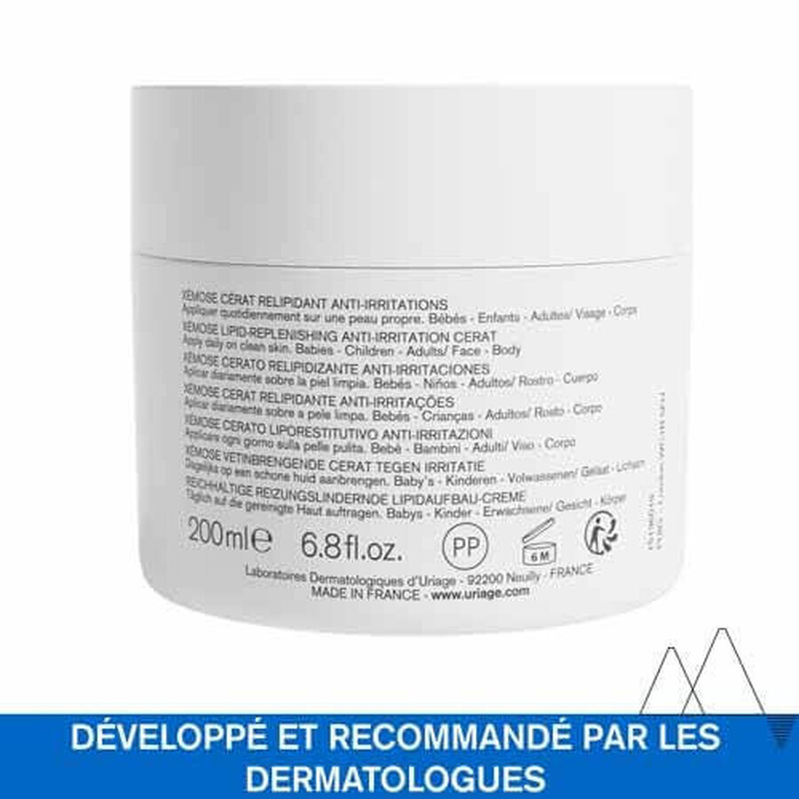 Uriage Xemose Cerato Liporestitutivo Anti-irritazioni 200ml Uriage Xemose Cerato Liporestitutivo Anti-irritazioni 200ml