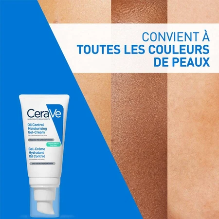 Cerave Gel-Crème Hydratant Oil Control Peaux Mixtes à Grasses 52ml