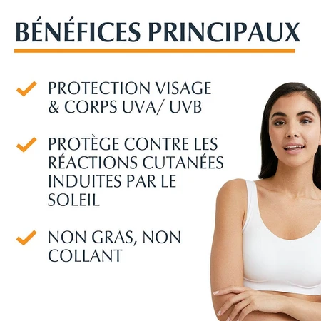 Eucerin Sun Protection Creme-gel Spf50 Leb Protect Visage Et Corps 150ml