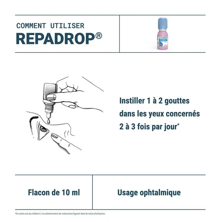 Densmore Ophtalmologie Repadrop Solution ophtalmique 10ml