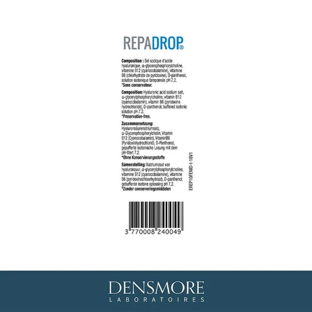 Densmore Ophtalmologie Repadrop Solution ophtalmique 10ml