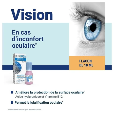 Densmore Ophtalmologie Repadrop Solution ophtalmique 10ml