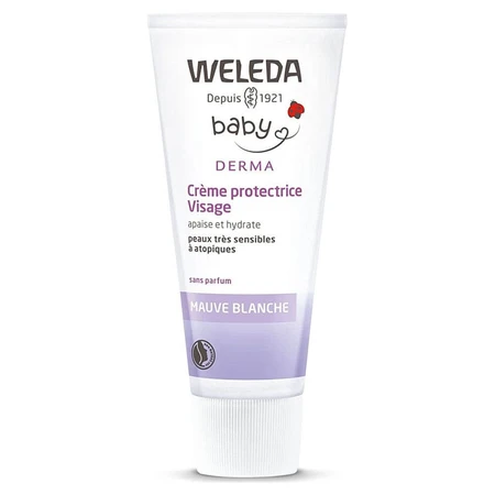 Weleda Derma Baby Gezicht Beschermende Crème met Witte Mallow 50ml