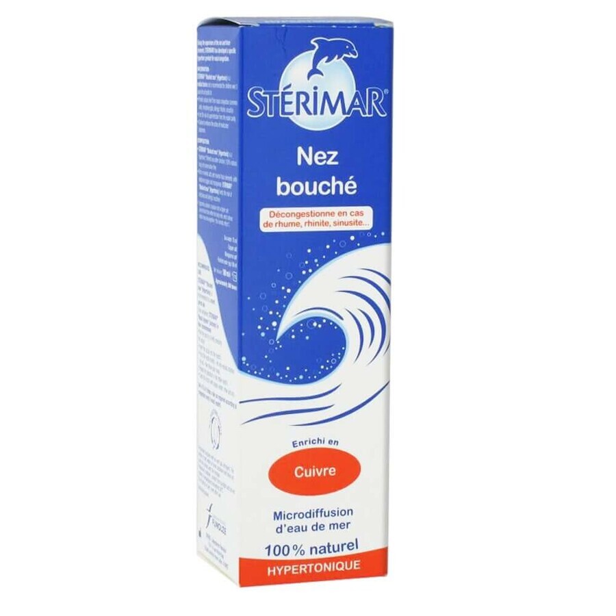 Sterimar Spray ipertonico per naso e bocca arricchito di rame Bambini e adulti 100ml
