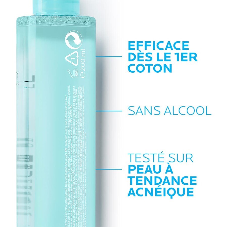 La Roche-Posay Effaclar Micellair Water voor gezicht en ogen bij een vette huid 400ml La Roche-Posay Effaclar Micellair Water voor gezicht en ogen bij een vette huid 400ml