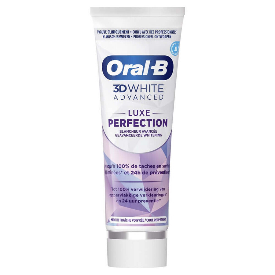 Oral-B 3D White Advanced Toothpaste Perfection Luxury Advanced Whitening Toothpaste 75ml