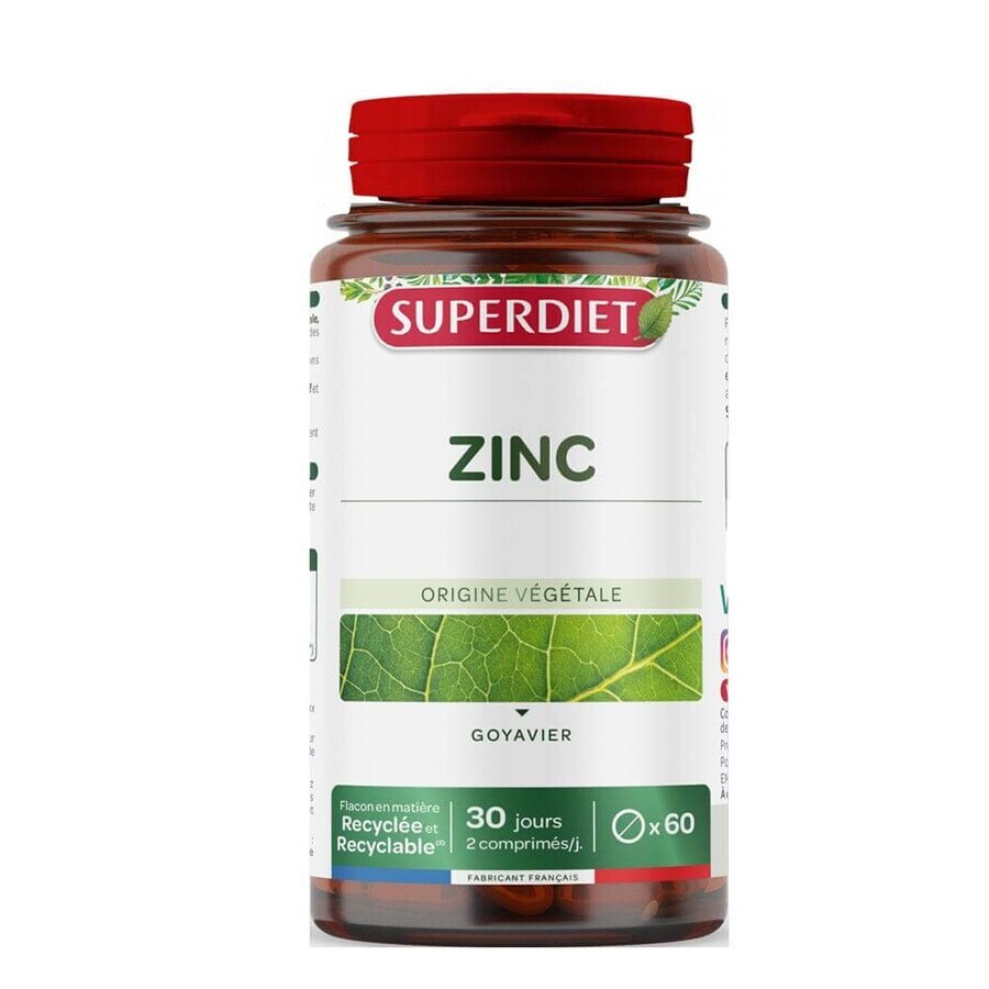 Superdiet Zink 60 Tabletten