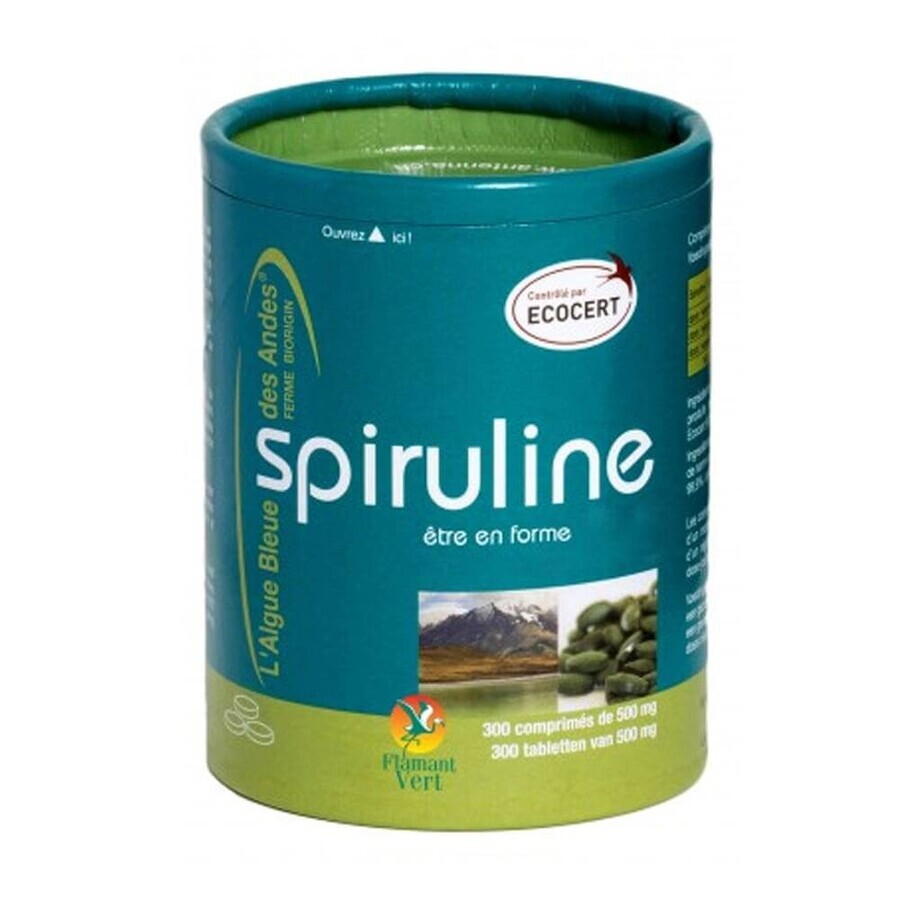 Flamant Vert Spirulina Etre En Forme 300 Tabletten