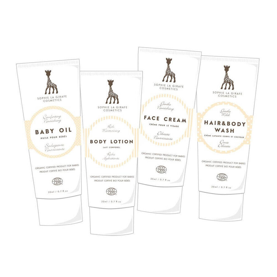 Mayo Parasol Sophie La Girafe Dimanche A Paris Pyjama Blanc + Starter Kit