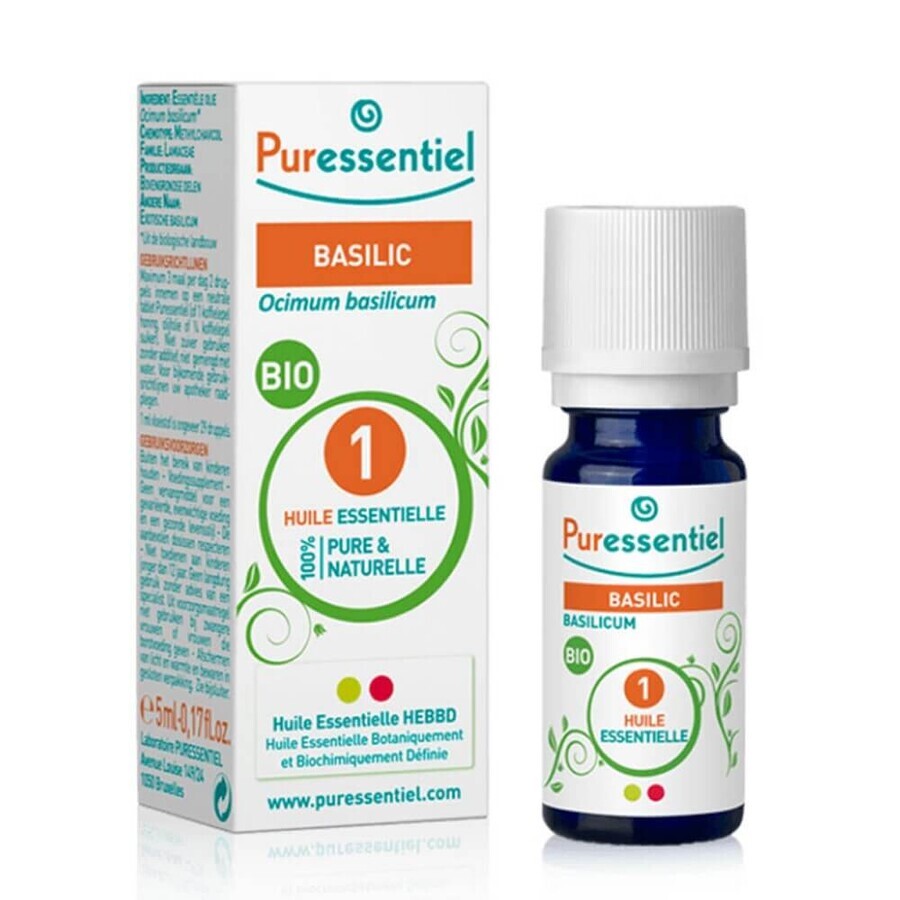 Boutique Puressentiel Huiles Essentielles Basilic Bio 5ml Puressentiel Huiles Essentielles Basilic Bio 5ml