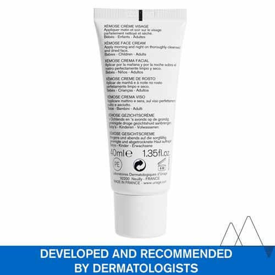 Uriage Xémose Creme Visage Peaux Tres Seches A Tendance Atopique 40ml Uriage Xémose Creme Visage Peaux Tres Seches A Tendance Atopique 40ml