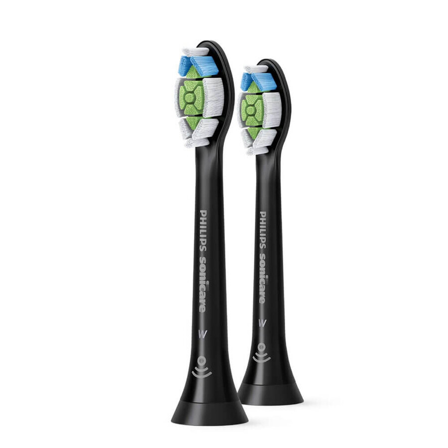 Philips Sonicare Têtes De Brosse A Dents Noire Optimal White W2 HX6063/88 x2+1