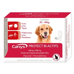 Canys Protec Actifa 268mg/2400 mg Spot-on Lösung für Hunde (20-40kg) 4x4.40ml