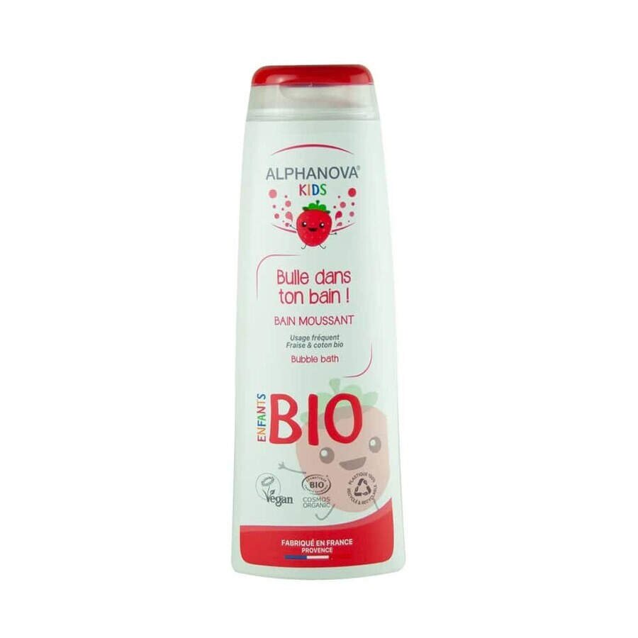 Alphanova Kids Organic Foaming Bath Bulle Dans Ton Bain Strawberry 250ml