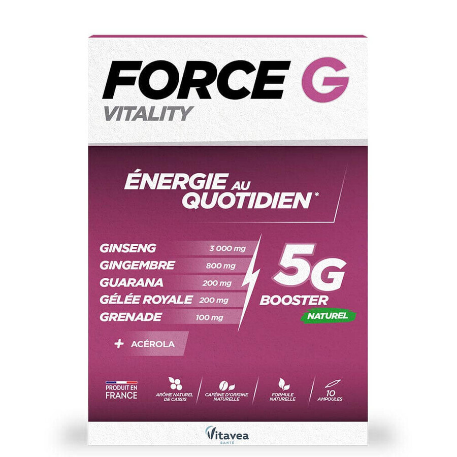 Vitavea Santé Force G Daily Energy Vitality 10 Ampules