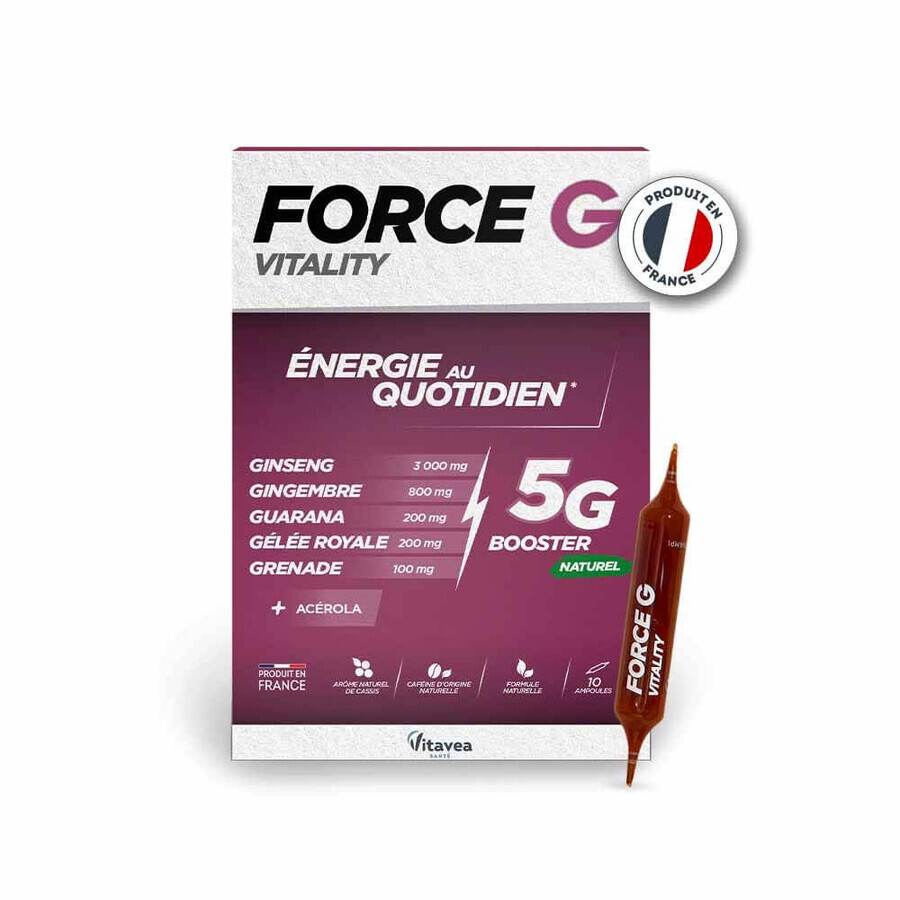 Vitavea Santé Force G Daily Energy Vitality 10 Ampules