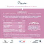 Vitavea Santé Force G Daily Energy Vitality 10 Ampules