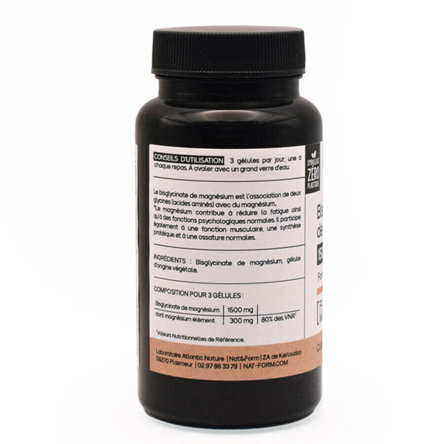 Nat&Form Magnesiumbisglycinaat 90 capsules Nat&Form Magnesiumbisglycinaat 90 capsules