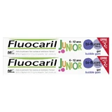 Fluocaril Junior Toothpaste 6-12 Years Bubble Gel 2x75ml