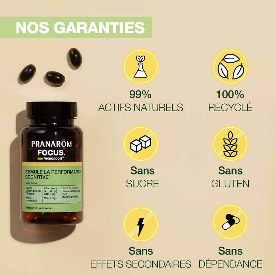 Pranarôm Aromaboost Focus 60 Kapseln
