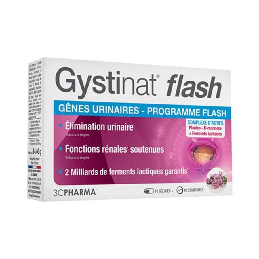 3C Pharma Gystinat Flash 10 capsules + 10 tablets