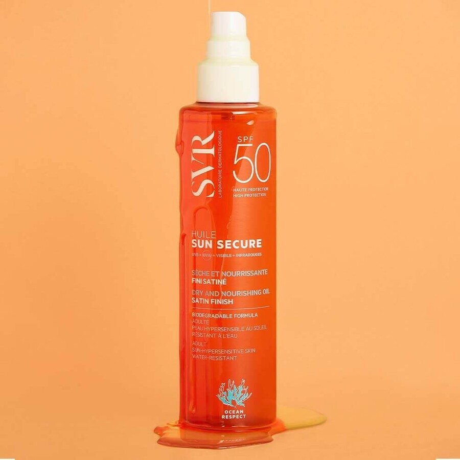 Svr Sun Secure Dry Satin Finish Oil SPF50+ 200ml Svr Sun Secure Dry Satin Finish Oil SPF50+ 200ml