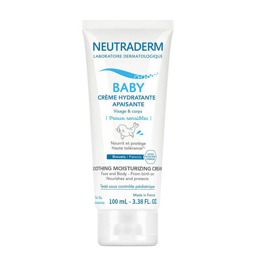 Winkel op Neutraderm Baby Kalmerende Hydraterende Crème voor Gevoelige Huid 100ml Neutraderm Baby Kalmerende Hydraterende Crème voor Gevoelige Huid 100ml