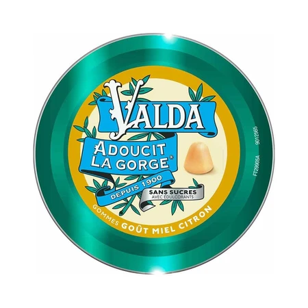 Valda Zuckerfreier Zitronenkaugummi 140g