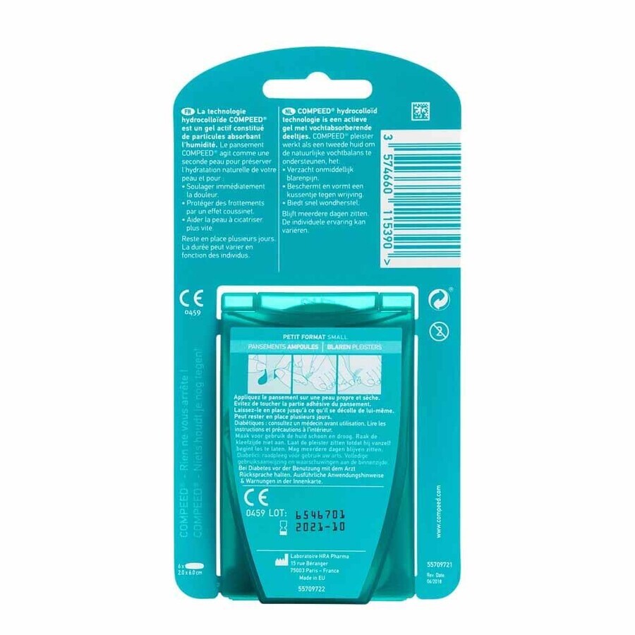Compeed Blasenpflaster kleine Größe x6